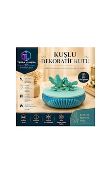 Kuş Figürlü Dekoratif Takı Kutusu 3d Baskı Mücevher Ve Aksesuar Saklama Kabı Çok Renkli Kuş Figürlü Dekoratif Takı Kutusu 3d Baskı Mücevher Ve Aksesuar Saklama Kabı Çok Renkli