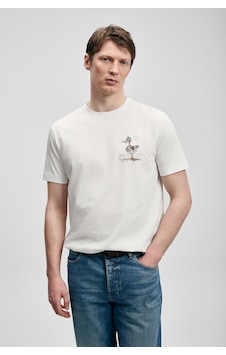Lufian Fınx Modern Grafik T- Shirt Kırık Beyaz Kırık Beyaz 111020313100510 Lufian Fınx Modern Grafik T- Shirt Kırık Beyaz Kırık Beyaz 111020313100510
