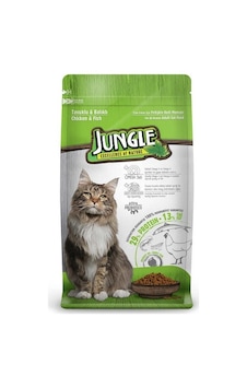 Jungle Tavuklu ve Balıklı Yetişkin Kedi Maması 15 KG Jungle Tavuklu ve Balıklı Yetişkin Kedi Maması 15 KG