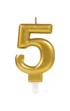 5 Rakam Mum Gold Renk " 5 Rakam Mum Gold Renk "
