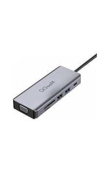Qgeem Qg-uh09 9 İn 1 Usb Hub Gri