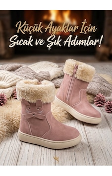 Cool Kids Kız Çoçuğu Kışlık Su Geçirmez Ortopedik Kaydırmaz Termo Taban Rahat Deri Spor Bot Pudra Cool Kids Kız Çoçuğu Kışlık Su Geçirmez Ortopedik Kaydırmaz Termo Taban Rahat Deri Spor Bot Pudra