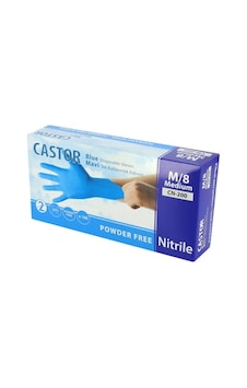 Castor Cn-200 Pudrasız Muayene Eldiveni Beyaz-s Castor Cn-200 Pudrasız Muayene Eldiveni Beyaz-s