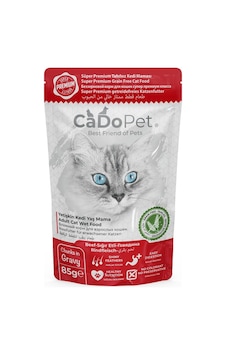 Cadopet Sığır Etli Yetişkin Pouch Yaş Mama Grain Free 85 G Cadopet Sığır Etli Yetişkin Pouch Yaş Mama Grain Free 85 G