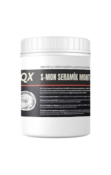 Qx S-mon Seramik Montaj Pastası - 500 Gr Qx S-mon Seramik Montaj Pastası - 500 Gr