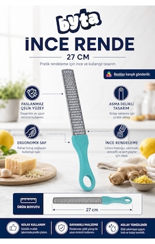 İnce Rende 27 Cm Paslanmaz Çelik Diğer
