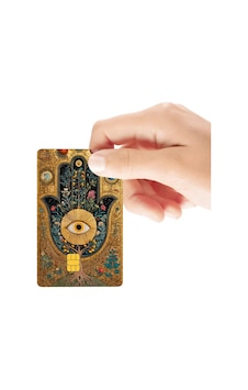 Tarot Temalı El Figürlü Parlak Kredi/banka Kart Kaplama Sticker Standart Tarot Temalı El Figürlü Parlak Kredi/banka Kart Kaplama Sticker Standart