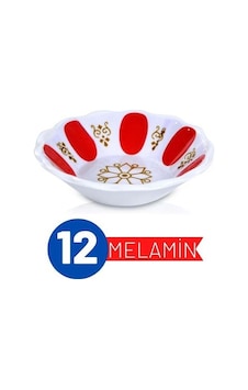 12 Adet Melamin Çay Tabağı 717973