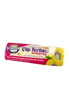 Vindex Büzgülü Limon Kokulu Orta Boy Çöp Torbas Sarı 55 x 60 CM Vindex Büzgülü Limon Kokulu Orta Boy Çöp Torbas Sarı 55 x 60 CM