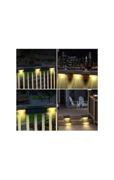 4 Adet Waterproof Solar Merdiven Lambası 4 Adet Waterproof Solar Merdiven Lambası