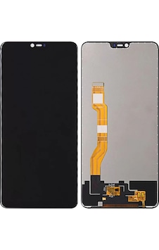 Oppo A3 Lcd Ekran Dokunmatik Siyah Çıtasız