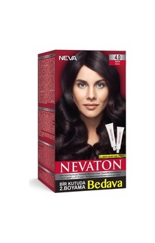 Nevaton Set Saç Boyası Bir Kutuda 2 Boyama 4.0 Kahve