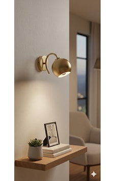 Küre Duvar Led Aplik Mat Gold Eskitme Kaplama Gu10 Os Ram Tasarru Siyah Küre Duvar Led Aplik Mat Gold Eskitme Kaplama Gu10 Os Ram Tasarru Siyah