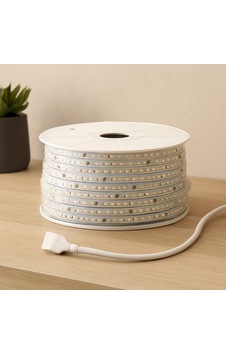 100m 220v Dış Mekan Led Şerit 6500k Beyaz 120 Led/m Diğer