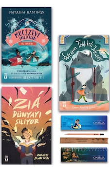 Genç Timaş Saatçilerin Tehlikeli Yolculuğu - Mucizevi Tatlıcılar - Zia Dünyayı Siliyor Set 3 Kitap Genç Timaş Saatçilerin Tehlikeli Yolculuğu - Mucizevi Tatlıcılar - Zia Dünyayı Siliyor Set 3 Kitap
