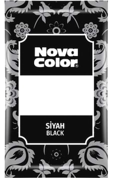 Nova Color Toz Kumaş Boyası Siyah - 4 Adet Ve 1 Adet Sabitleyici Siyah Nova Color Toz Kumaş Boyası Siyah - 4 Adet Ve 1 Adet Sabitleyici Siyah