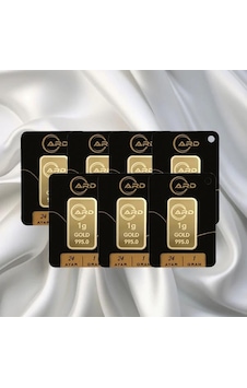7 Adet 1 Gr 24 Ayar Ard Gram Altın 7 Adet 1 Gr 24 Ayar Ard Gram Altın