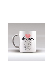 Annem Anneler Günün Kutlu Olsun Baskılı Resim Baskılı Kişiye Özel Isim Yazılı Seramik Kupa Bardak Çok Renkli Annem Anneler Günün Kutlu Olsun Baskılı Resim Baskılı Kişiye Özel Isim Yazılı Seramik Kupa Bardak Çok Renkli
