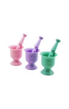 Renkli Plastik Havan - Mortar Sarımsak Dövecek Çok Renkli Renkli Plastik Havan - Mortar Sarımsak Dövecek Çok Renkli