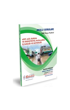 İlkumut Yayınları - Afet, Acil Durum Ve Endüstriyel Kazalarda iş Sağlığı Ve Güvenliği - Konu Anlatımlı - Çözümlü Sorular İlkumut Yayınları - Afet, Acil Durum Ve Endüstriyel Kazalarda iş Sağlığı Ve Güvenliği - Konu Anlatımlı - Çözümlü Sorular