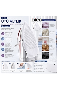 Non-stick Ütü Altlığı - Isıya Dayanıklı Ütü Tabanı Indigo Non-stick Ütü Altlığı - Isıya Dayanıklı Ütü Tabanı Indigo