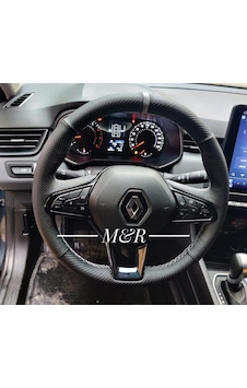 Renault Clio 5 Kaplama Deri Direksiyon kilifi Renault Clio 5 Kaplama Deri Direksiyon kilifi