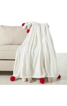 Mudo Home Ponponlu Diz Üstü Battaniye Multi 130x160 Çok Renkli Mudo Home Ponponlu Diz Üstü Battaniye Multi 130x160 Çok Renkli