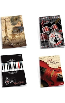 Çınar Jazz 30 Yaprak A4 Spiralli Müzik Defteri - 2 Adet