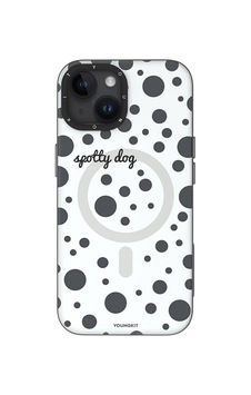 Apple Uyumlu iPhone 13 Kılıf Magsafe Şarj Özellikli Polka Dot Desenli Youngkit Spots Serisi Kapak Pembe Apple Uyumlu iPhone 13 Kılıf Magsafe Şarj Özellikli Polka Dot Desenli Youngkit Spots Serisi Kapak Pembe