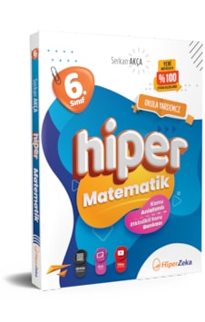 2026 6. Sınıf Hiper Matematik Konu Anlatımlı & Etkinlikli Soru Bankası | Serkan Akça