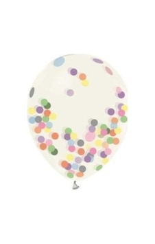 Balonevi Konfetili Şeffaf Balon 4'Lü Balonevi Konfetili Şeffaf Balon 4'Lü