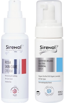 Sirenol Çay Ağacı Yüz Temizleme Köpüğü 150 ML + Cadı Fındığı Rosa Cilt Bakım Kremi 60 ML