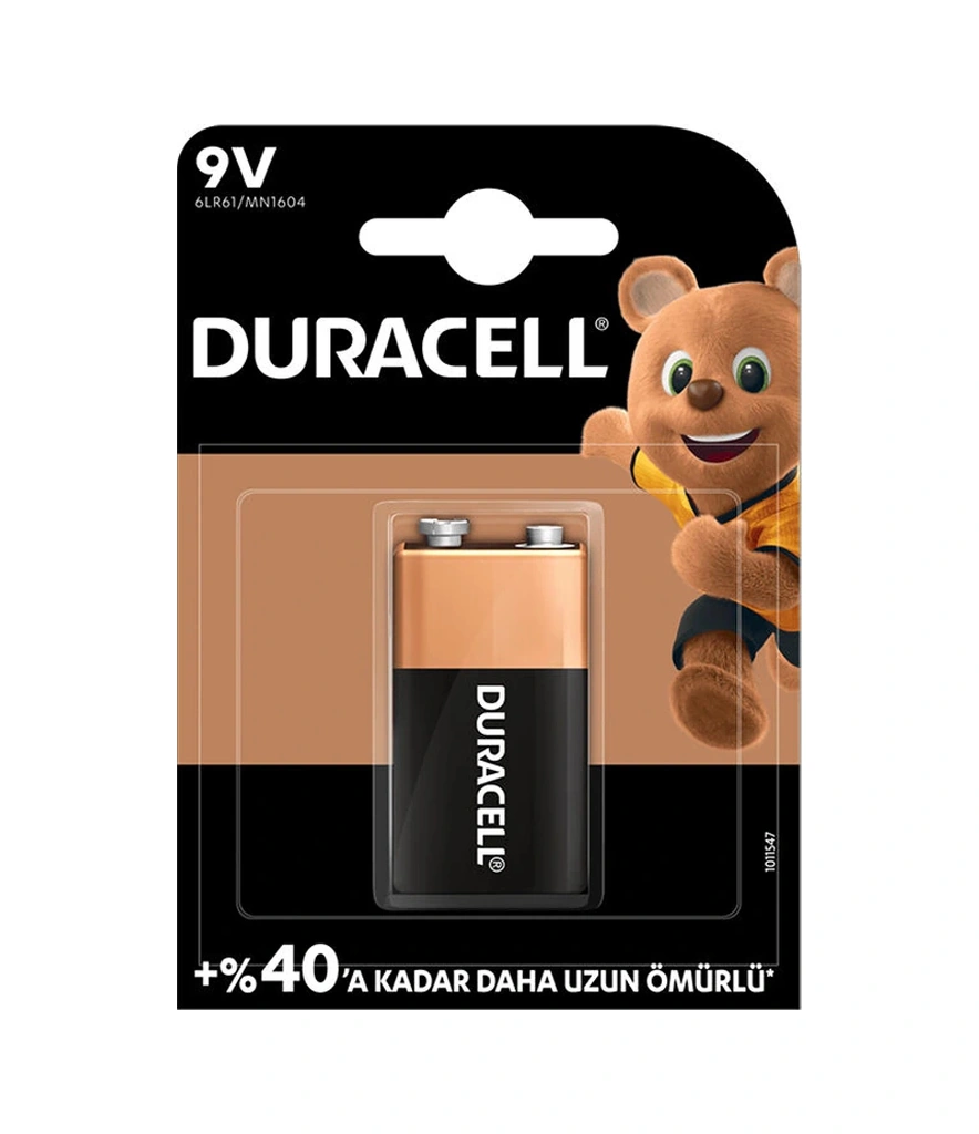 Duracell 9 Volt Alkalin Pil Tekli Duracell 9 Volt Alkalin Pil Tekli