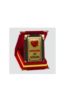 Annelerin - 621 - En Güzeline - Glblseme - Plaketi Kırmızı