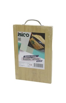 20x30 X 1.7cm Lux Ahşap Bambu Kesim Panosu - Kesme Tahtası Metal Kulplu 5047 Çok Renkli 20x30 X 1.7cm Lux Ahşap Bambu Kesim Panosu - Kesme Tahtası Metal Kulplu 5047 Çok Renkli