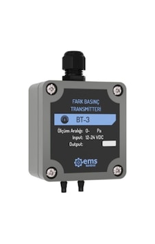 Ems Bt-305-2 ,24vdc 0..2kpa 0..5v Fark Basınç Sensör Ems Bt-305-2 ,24vdc 0..2kpa 0..5v Fark Basınç Sensör