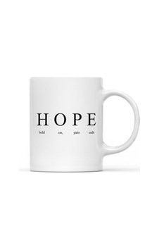 Hope Yazılı Minimalist Tasarım Kupa Model 233 Motivasyon Temalı Seramik Kahve Kupası Çok Renkli Hope Yazılı Minimalist Tasarım Kupa Model 233 Motivasyon Temalı Seramik Kahve Kupası Çok Renkli