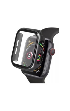 Cosmotex Newface Apple Watch Uyumlu  38mm Camlı Kasa Ekran Koruyucu - Siyah