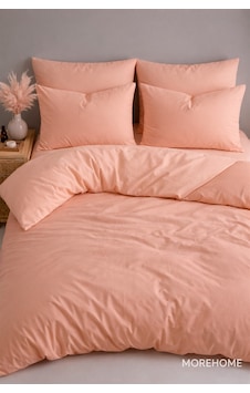 More Home Tek Kişilik Yorgan Kılıfı Nevresim Seti + Yastık Kılıfı Somon More Home Tek Kişilik Yorgan Kılıfı Nevresim Seti + Yastık Kılıfı Somon