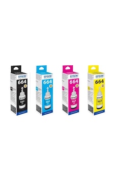 Epson L550 Yazıcı Mürekkep Kartuşu 4 Renk Takım T664 Epson L550 Yazıcı Mürekkep Kartuşu 4 Renk Takım T664