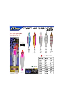 Cultiva 31926 Gekito Jig Ultra Slow 350g 16cm Cultiva 31926 Gekito Jig Ultra Slow 350g 16cm