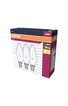Osram Klasik Mum 7 W Sarı Mum E14 Duy 3'lü Led Ampul 2'li Avantaj Paketi Mıchu Osram Klasik Mum 7 W Sarı Mum E14 Duy 3'lü Led Ampul 2'li Avantaj Paketi Mıchu