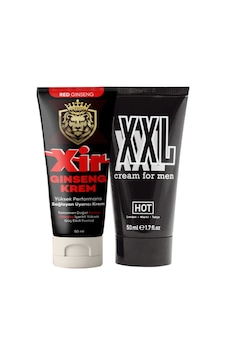 Xir Ginseng Cream 50 ML + Hot XXL Krem 50 ML Xir Ginseng Cream 50 ML + Hot XXL Krem 50 ML