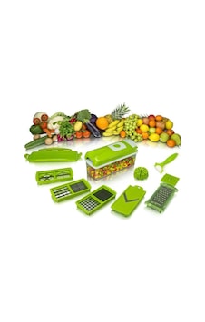 Genius Nicer Dicer Plus Tam Set 14 Parça Nicer Dicer Pro Genius Nicer Dicer Plus Tam Set 14 Parça Nicer Dicer Pro