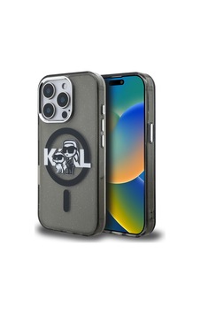 Apple Uyumlu iPhone 15 Pro Max Kılıf Karl Lagerfeld Lisanslı Parlayan Simli Karl & Choupette Sketch Logolu Siyah Apple Uyumlu iPhone 15 Pro Max Kılıf Karl Lagerfeld Lisanslı Parlayan Simli Karl & Choupette Sketch Logolu Siyah