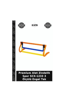 Premium Alet Zindelik Spor Scx-1233 3 Ölçülü Engel Tek Çok Renkli Premium Alet Zindelik Spor Scx-1233 3 Ölçülü Engel Tek Çok Renkli