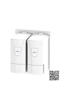 Palex İkili Mini Sıvı Sabun Dispenseri Beyaz-3564-0 Palex İkili Mini Sıvı Sabun Dispenseri Beyaz-3564-0