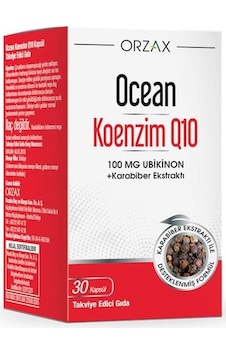 Ocean Koenzim Q10 Takviye Edici Gıda 30 Kapsül Ocean Koenzim Q10 Takviye Edici Gıda 30 Kapsül