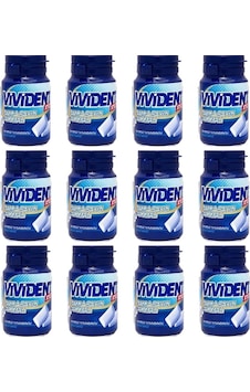 Vivident Xylıt Damla Sakız Aromalı Şekersiz Tatlandırıcılı Draje Sakız 63 G X 12 Adet
