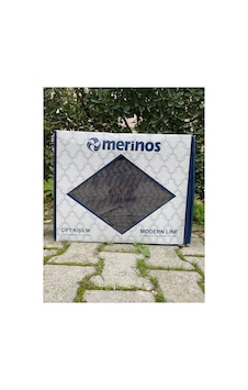 Merinos Modern Line 3 Parça Battaniye Yatak Örtüsü Seti Çift Kişilik Koyu Gri Merinos Modern Line 3 Parça Battaniye Yatak Örtüsü Seti Çift Kişilik Koyu Gri